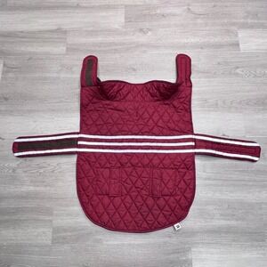 Companion Road Dog Jacket XL Burgundy Quilted Fleece Lined Reflective Safety